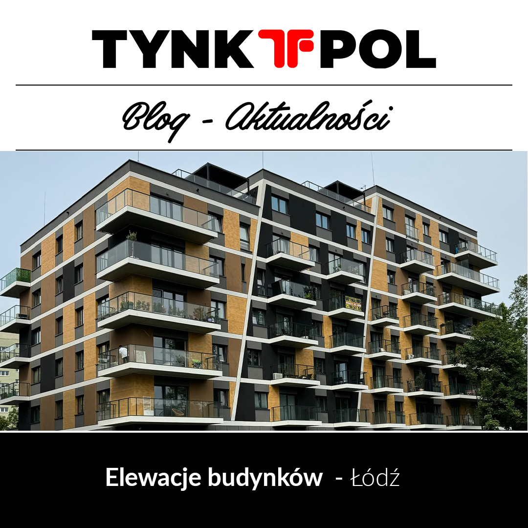 Elewacje budynków Łódź