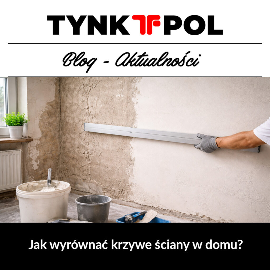 jak wyrównać krzywe ściany w domu
