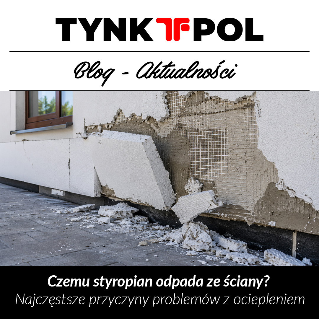 Czemu styropian odpada ze ściany
