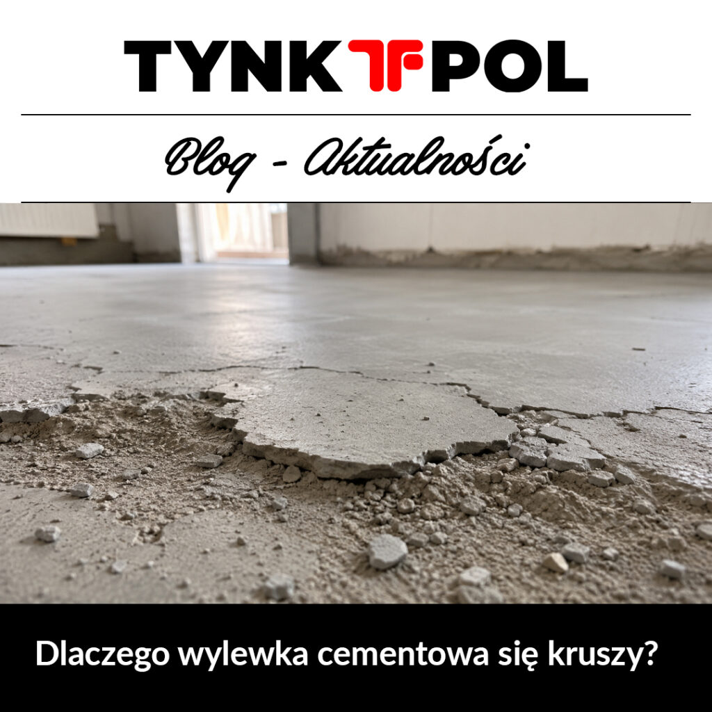 dlaczego wylewka cementowa się kruszy